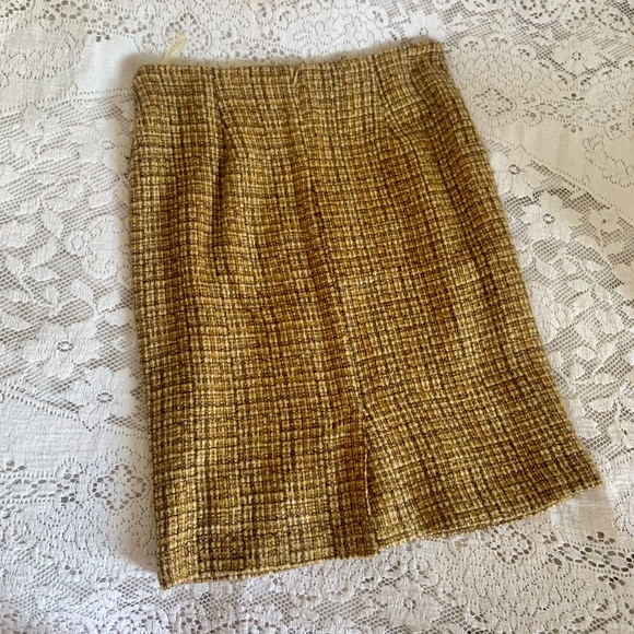 Vintage two piece tweed cape and skirt suit NWT - Picture 7 of 11